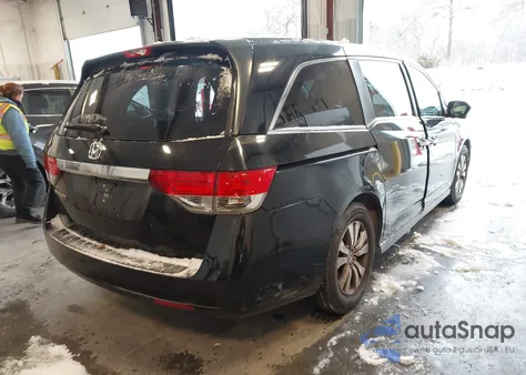 2014 Honda Odyssey Ex-L из США, поврежденный, VIN 5FNRL5H60EB003610